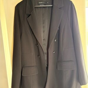 Studio by Torrid Open Longline Black Blazer, Size 2 (18/20)
